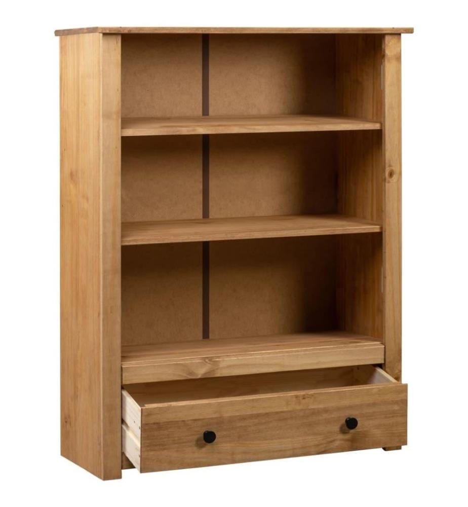 Bücherregal 80 x 35 x 110 cm Massivholz Panama-Kiefer
