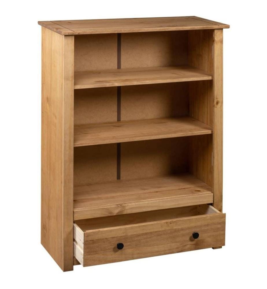 Bücherregal 80 x 35 x 110 cm Massivholz Panama-Kiefer