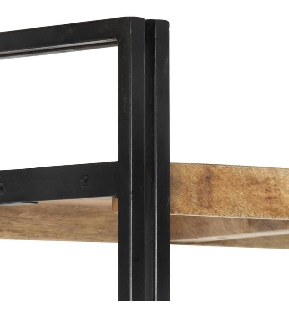 Bibliothèque à 5 niveaux 140x30x180 cm Bois de manguier solide