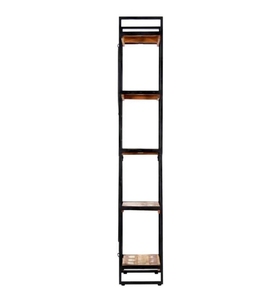 Bibliothèque 5 niveaux 60x30x180 cm Bois solide de récupération
