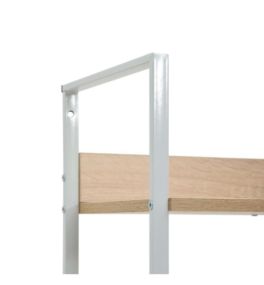 Bücherregal 4 Regalböden Eiche 60×27,6×124,5 cm Holzwerkstoff
