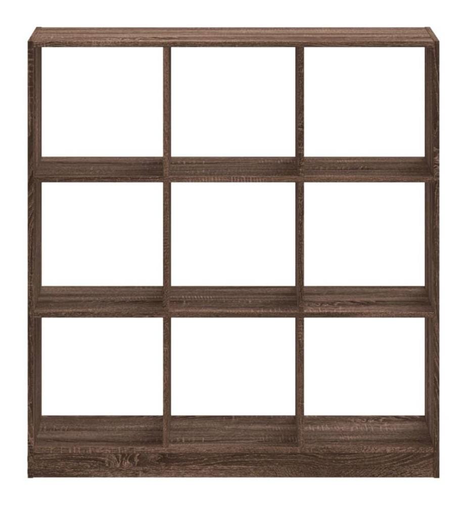 Bibliothèque chêne marron 102x32x108 cm bois d'ingénierie