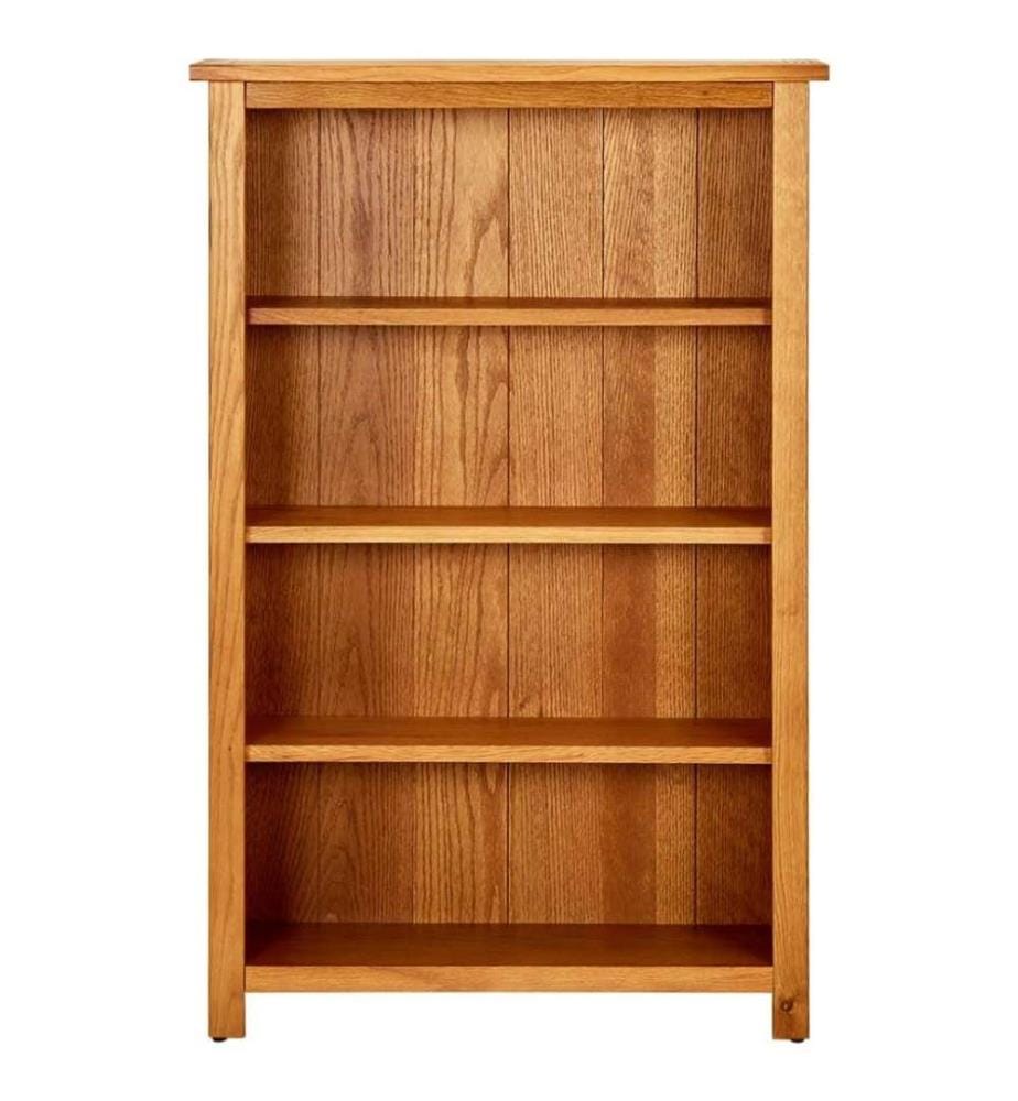 Bibliothèque à 4 niveaux 70x22x110 cm Bois de chêne massif