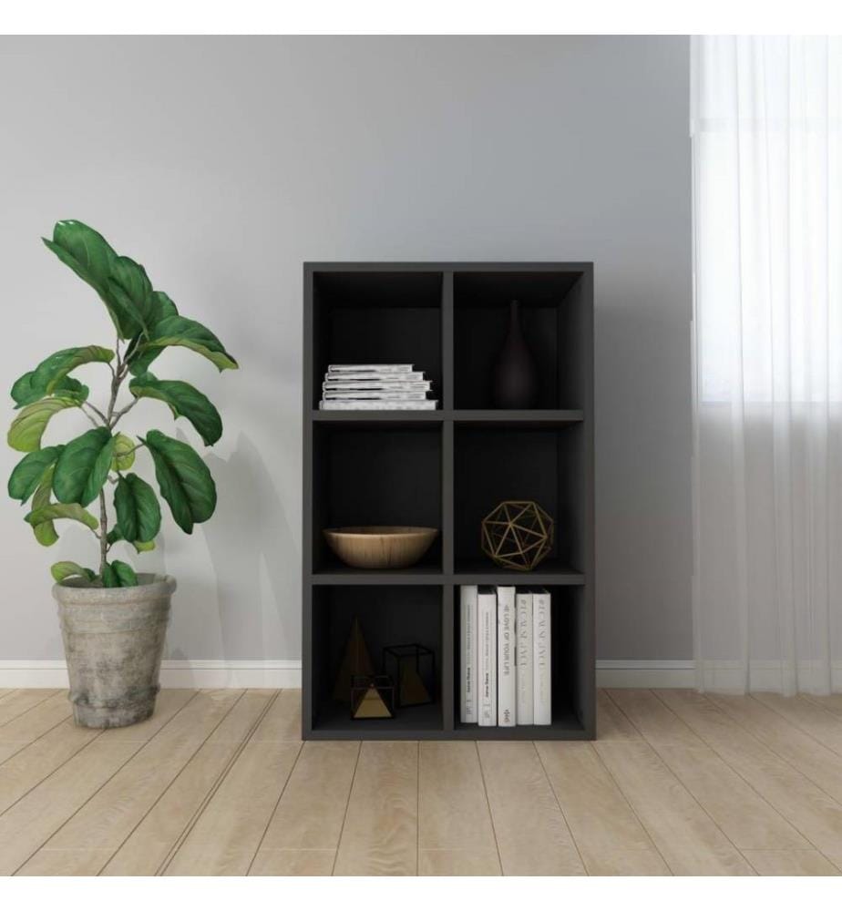 Bücherregal/Sideboard Schwarz 66x30x97,8 cm Holzwerkstoff