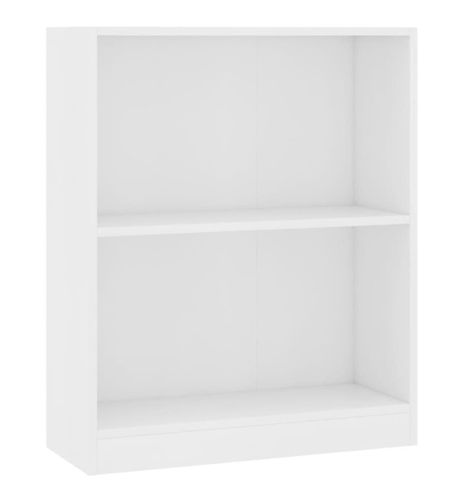 Bücherregal Weiss 60x24x74,5 cm Holzwerkstoff