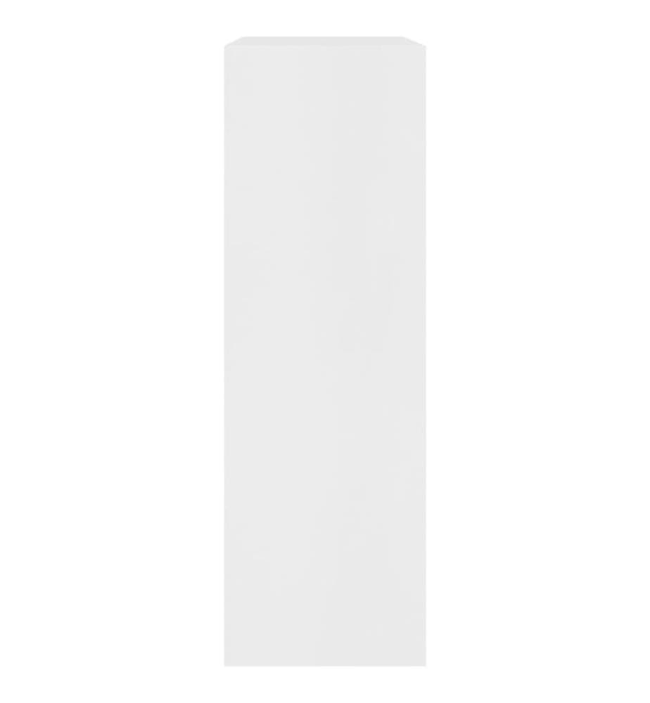 Bücherregal Weiss 60x24x74,5 cm Holzwerkstoff
