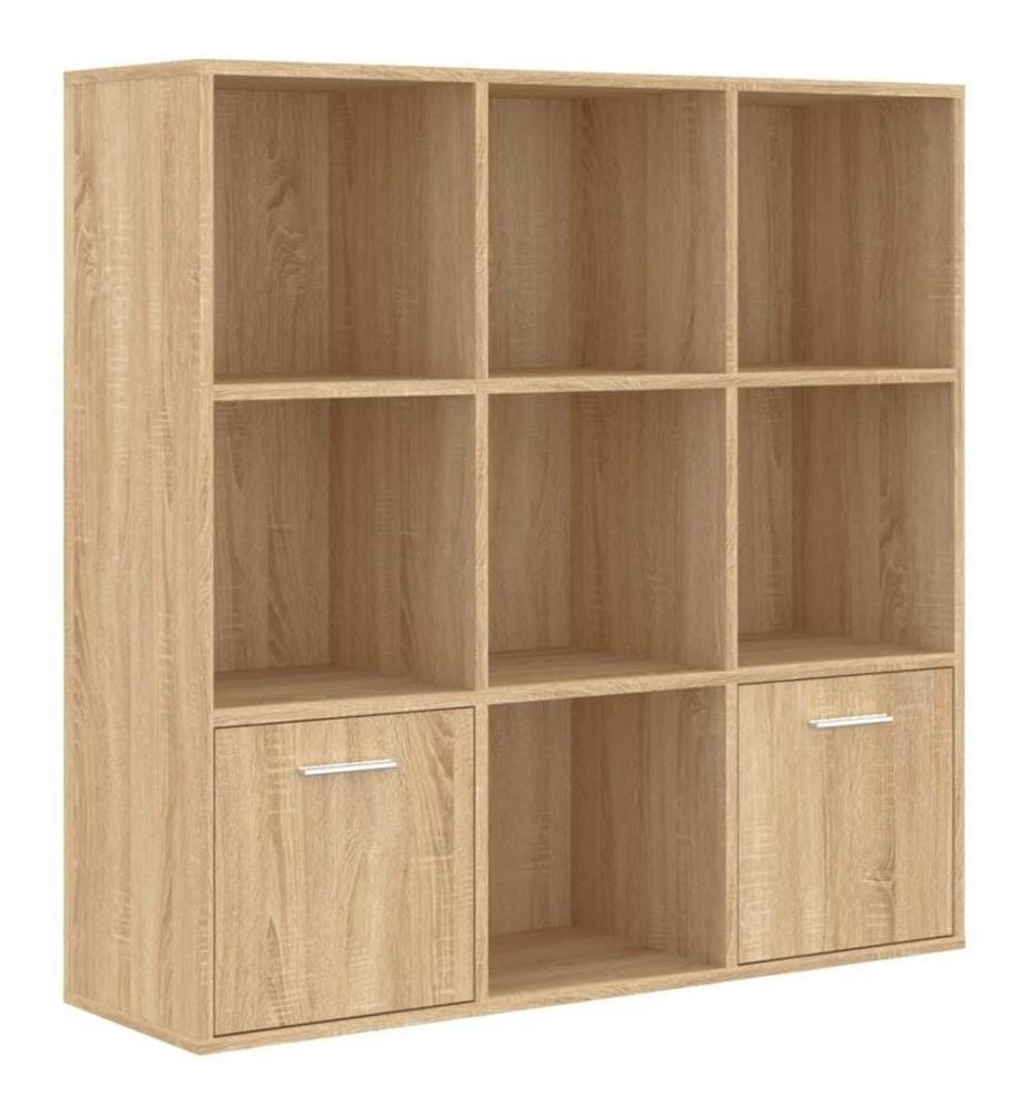 Bücherregal Sonoma-Eiche 98x30x98 cm Holzwerkstoff