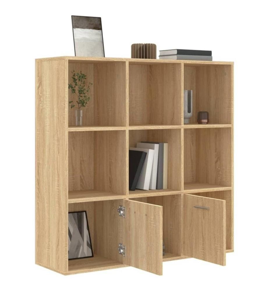 Bücherregal Sonoma-Eiche 98x30x98 cm Holzwerkstoff
