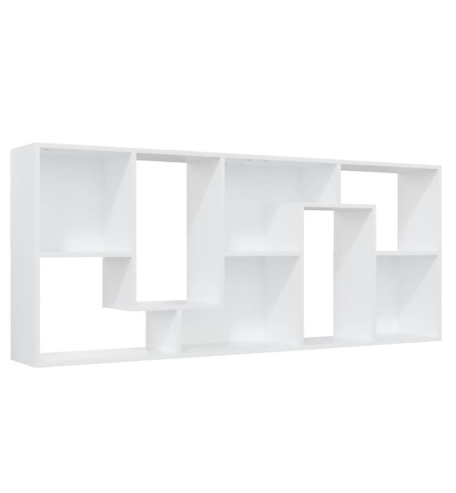 Bücherregal Weiss 67x24x161 cm Holzwerkstoff