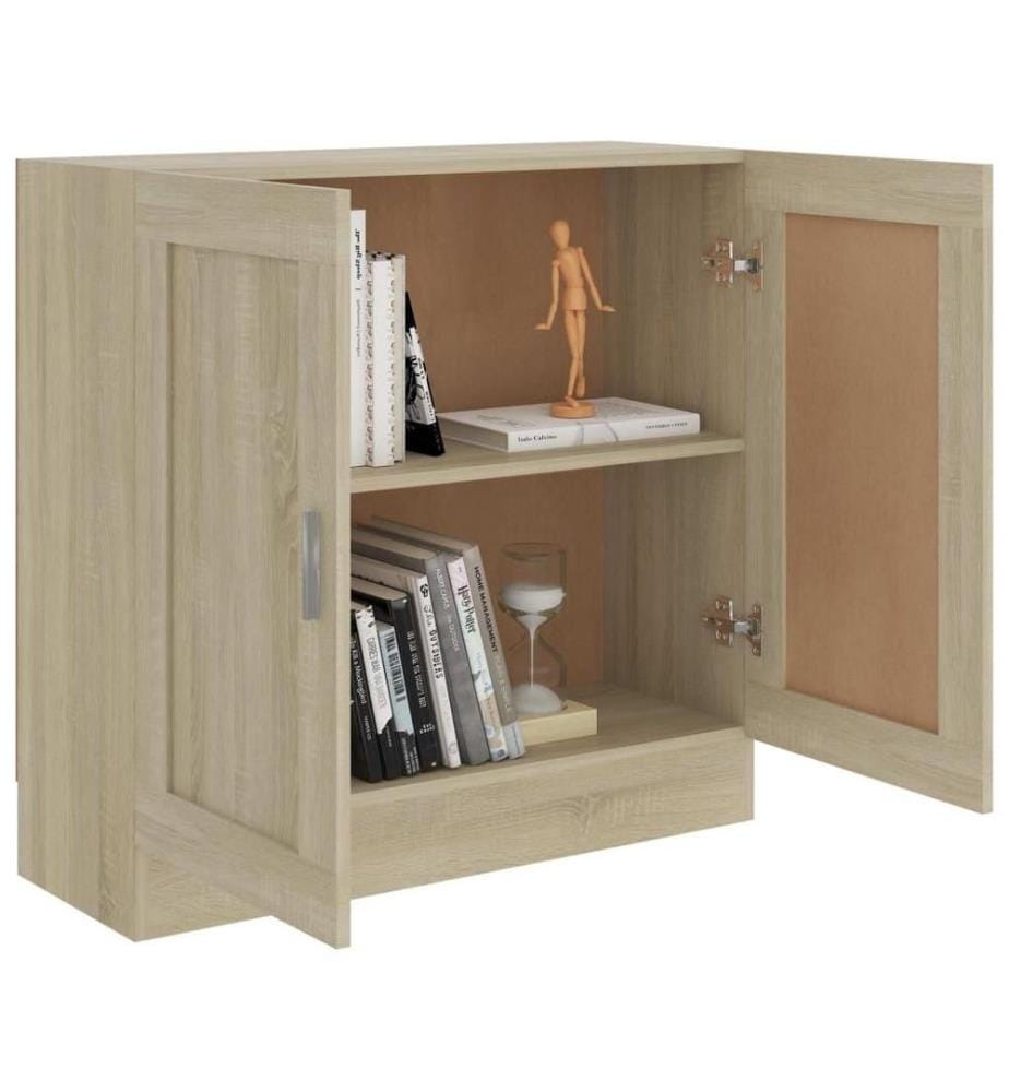 Bibliothèque Chêne sonoma 82,5x30,5x80 cm Aggloméré