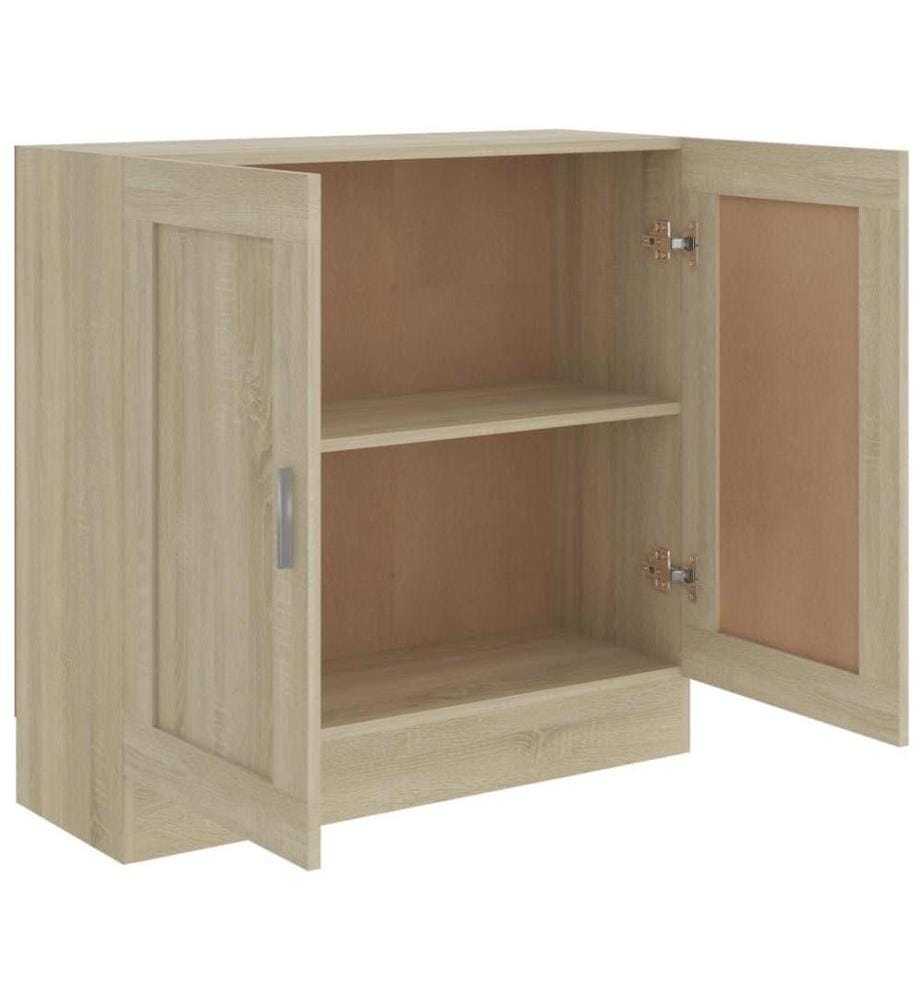 Bibliothèque Chêne sonoma 82,5x30,5x80 cm Aggloméré