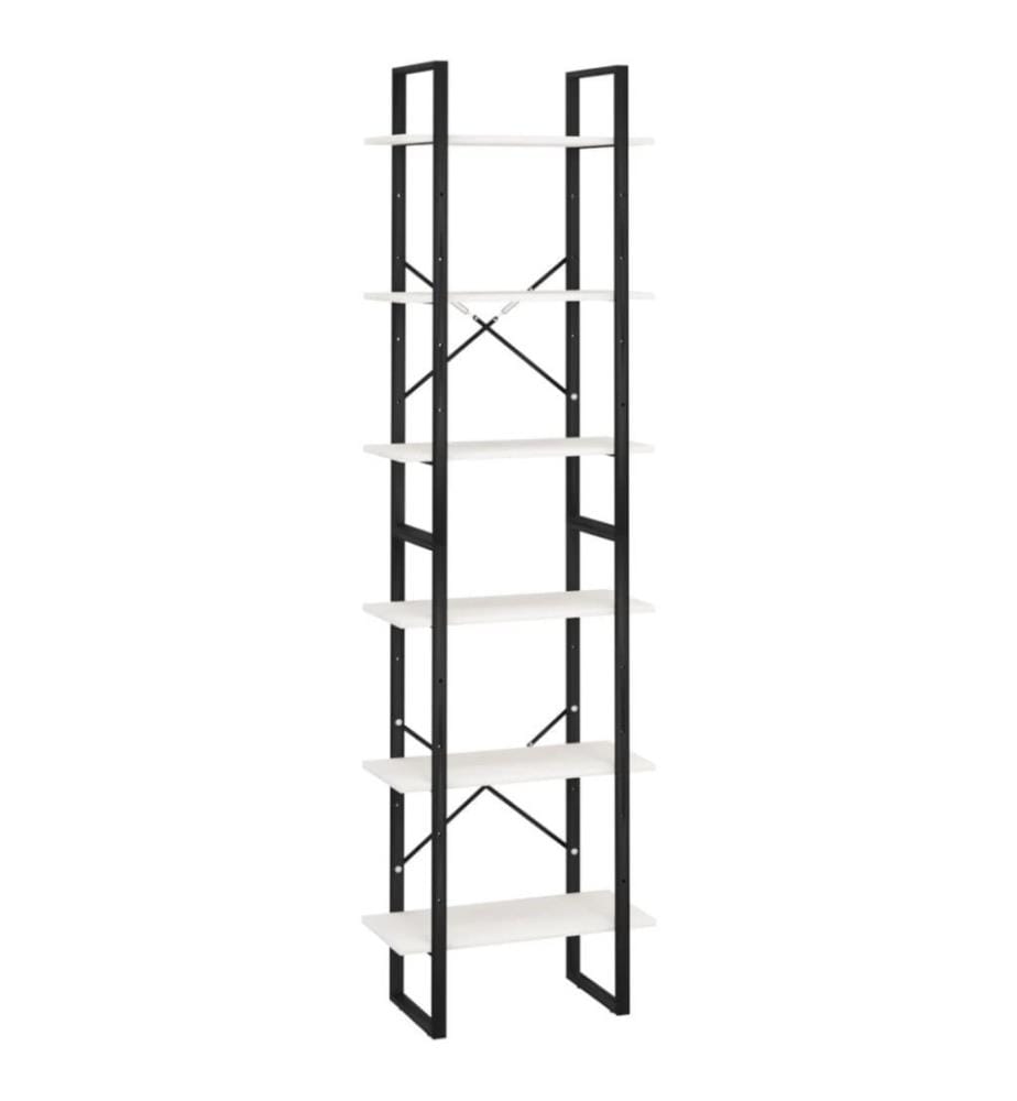 Regale 2 Stk. Weiss 60x30x210 cm Massivholz Kiefer
