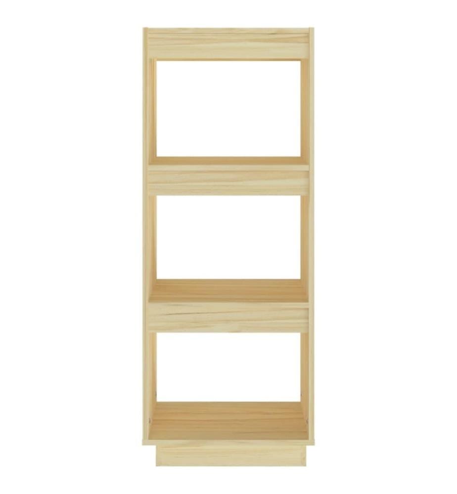 Bibliothèque/Séparateur de pièce 40x35x103 cm Pin massif