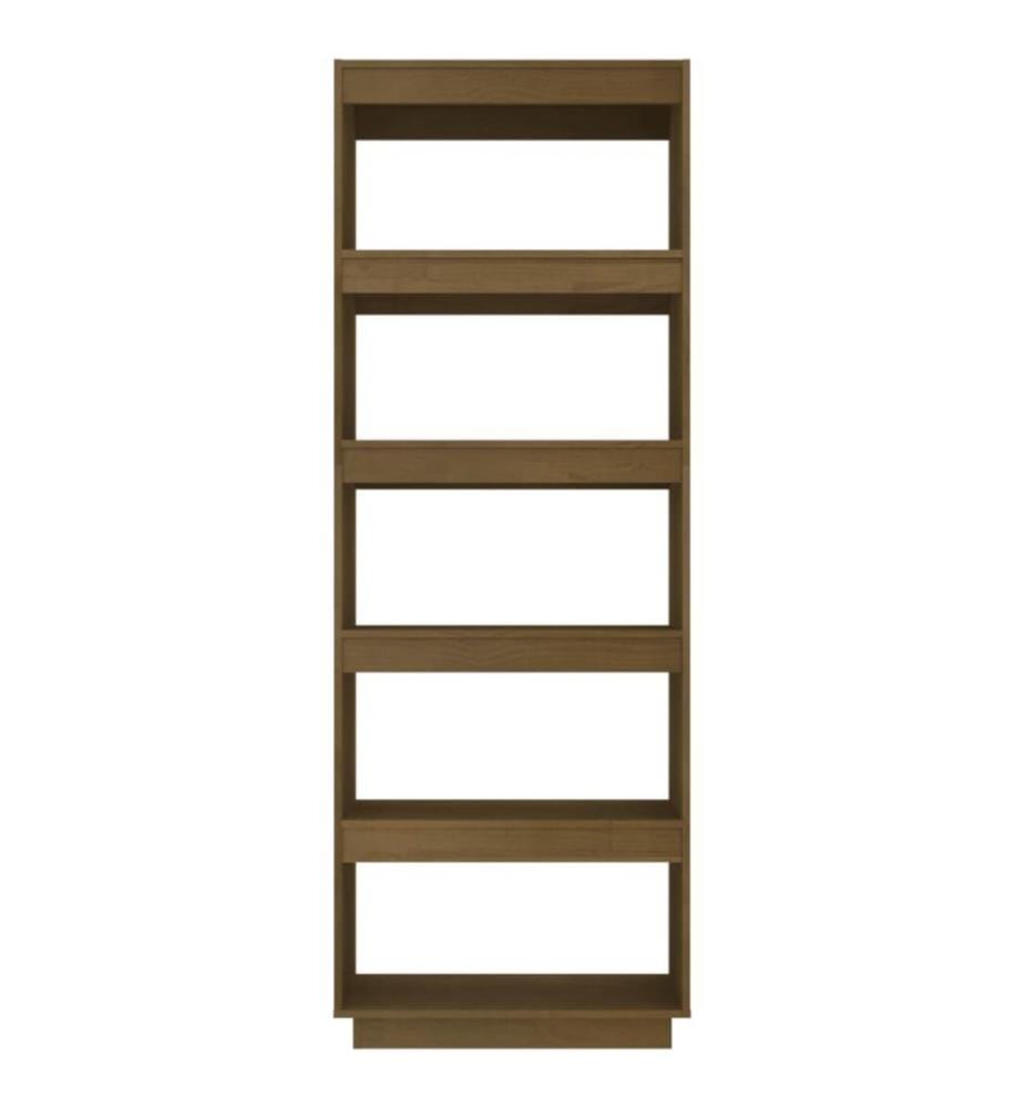 Bibliothèque/Séparateur de pièce Marron miel 60x35x167 cm Pin