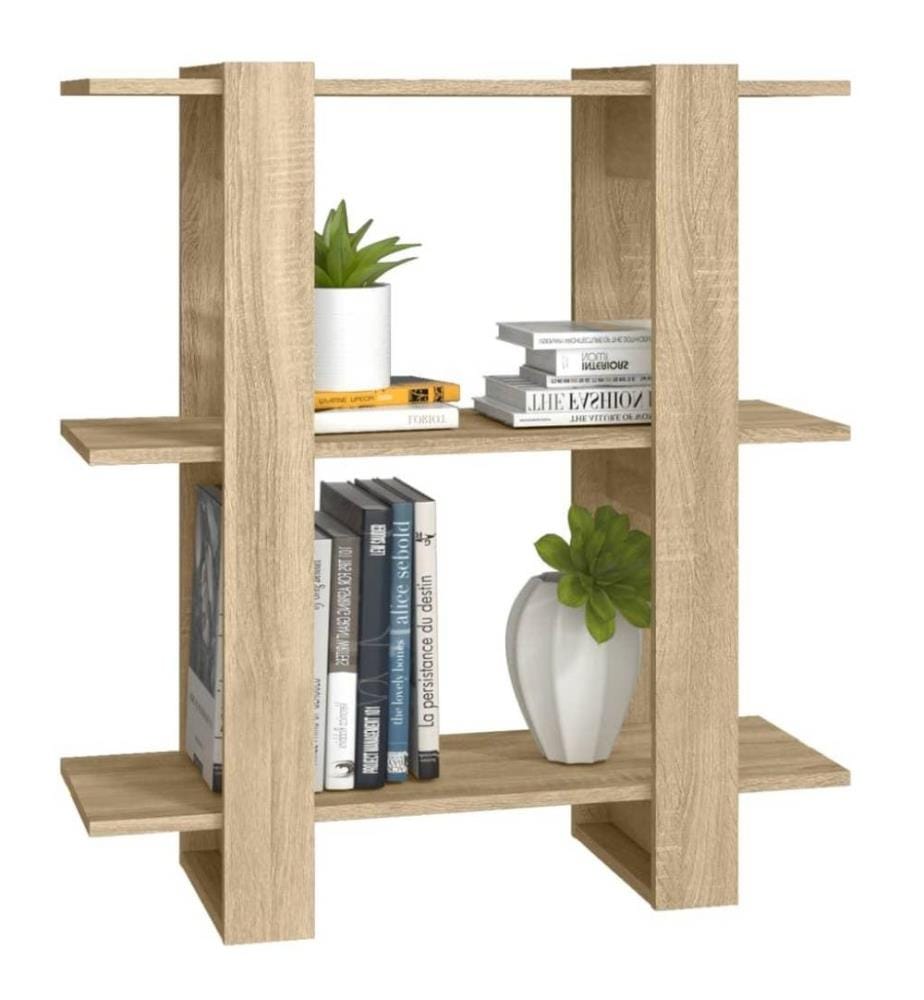 Bücherregal/Raumteiler Sonoma-Eiche 80x30x87 cm