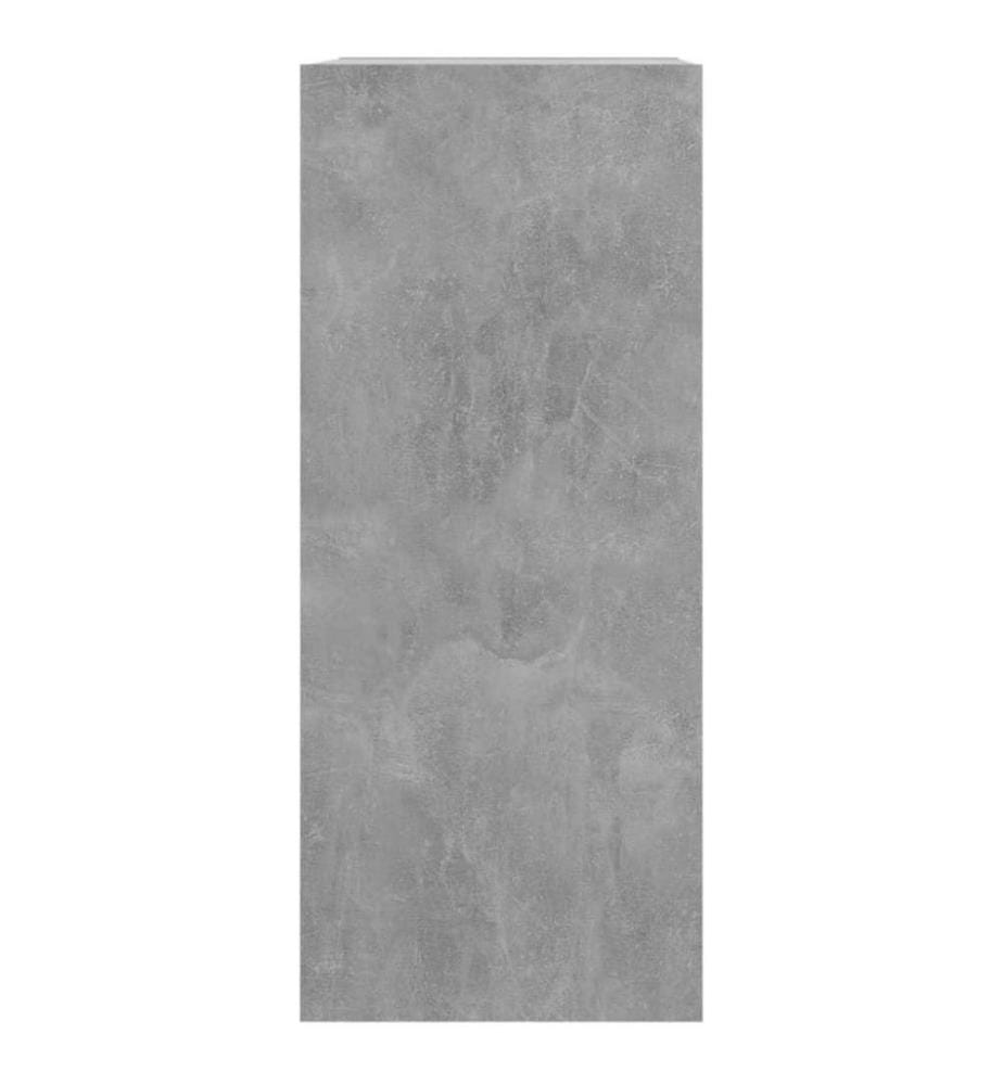 Bücherregal/Raumteiler Betongrau 40x30x72 cm