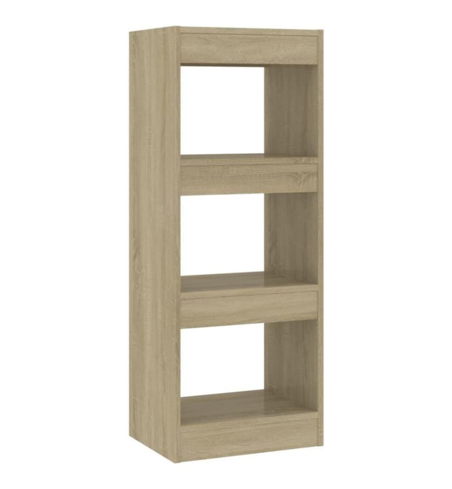Bücherregal/Raumteiler Sonoma-Eiche 40x30x103 cm Holzwerkstoff