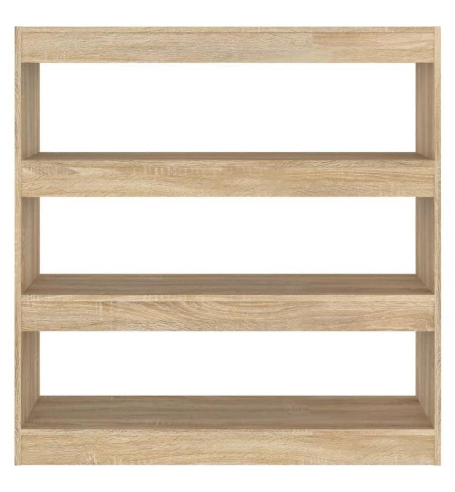 Bücherregal/Raumteiler Sonoma-Eiche 100x30x103 cm