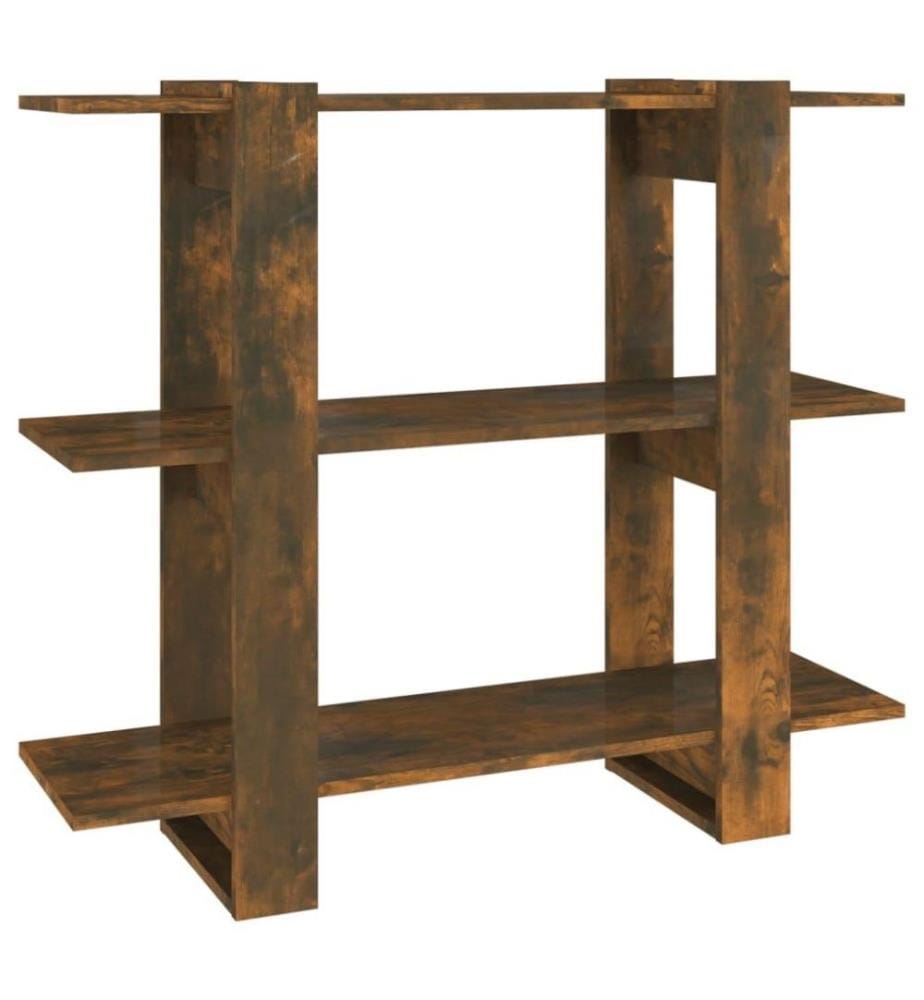 Bücherregal/Raumteiler Räuchereiche 100×30×87 cm