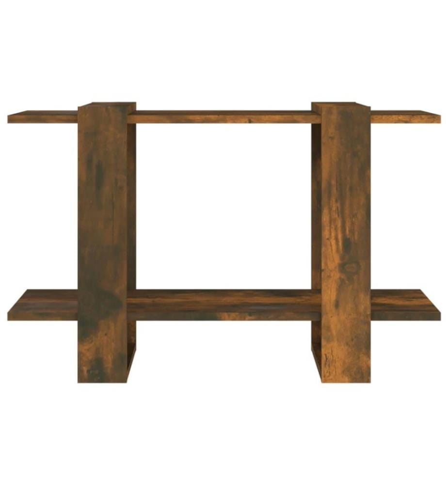 Bücherregal/Raumteiler Räuchereiche 80x30x51 cm
