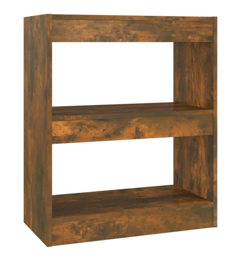 Bücherregal/Raumteiler Räuchereiche 60x30x72 cm