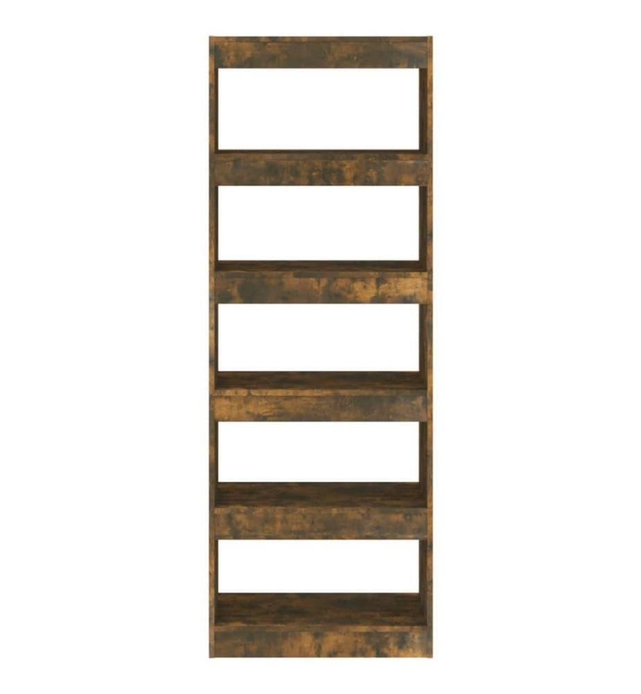Bücherregal/Raumteiler Räuchereiche 60x30x166 cm Holzwerkstoff