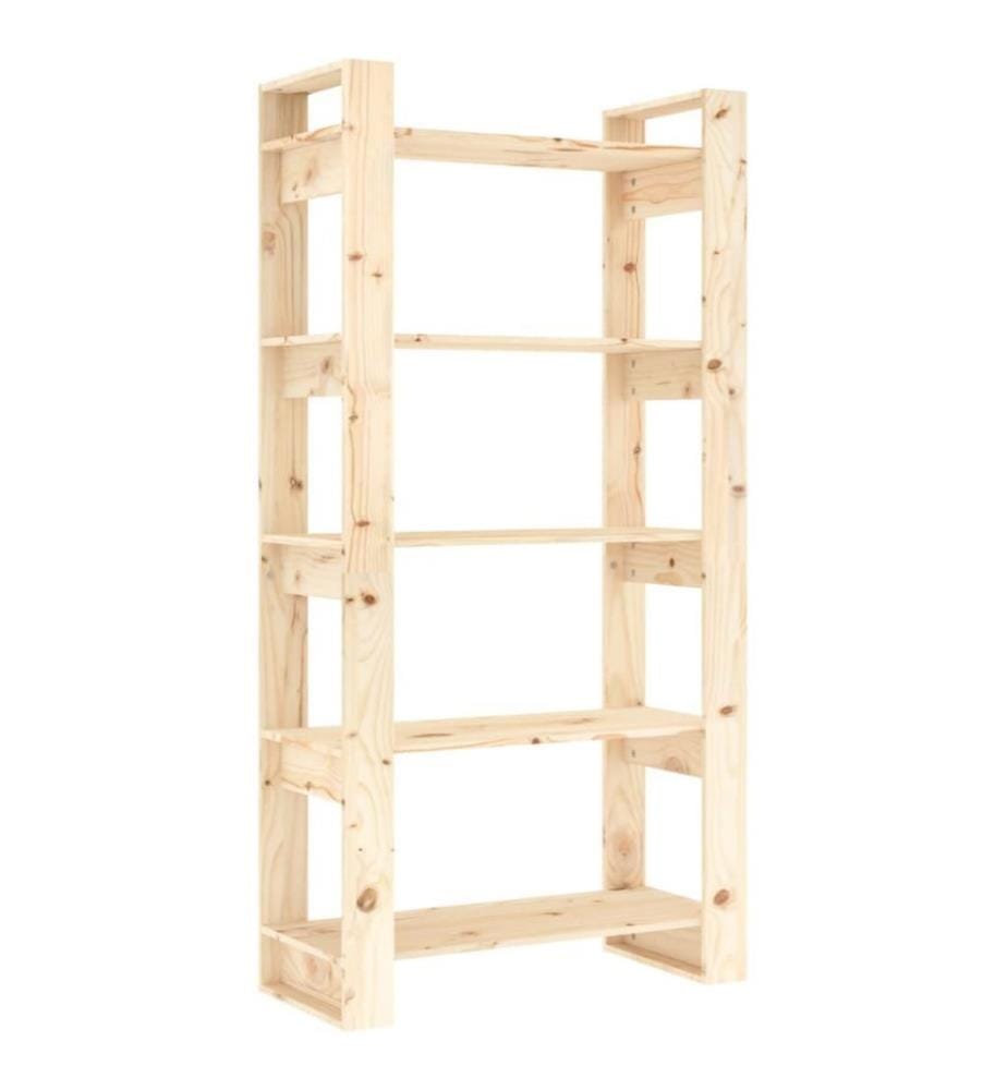 Bücherregal/Raumteiler 80x35x160 cm Massivholz