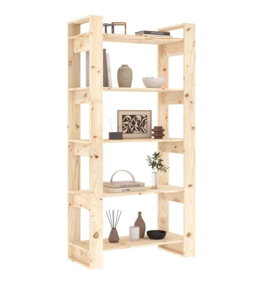 Bücherregal/Raumteiler 80x35x160 cm Massivholz