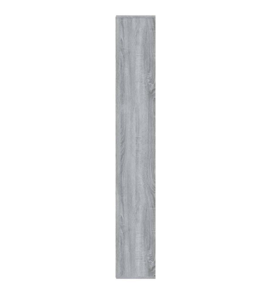 Armoire à livres Sonoma gris 155x24x160 cm