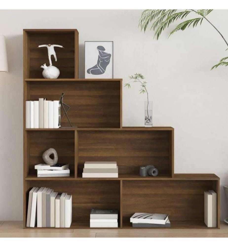 Armoire à livres Chêne marron 155x24x160 cm