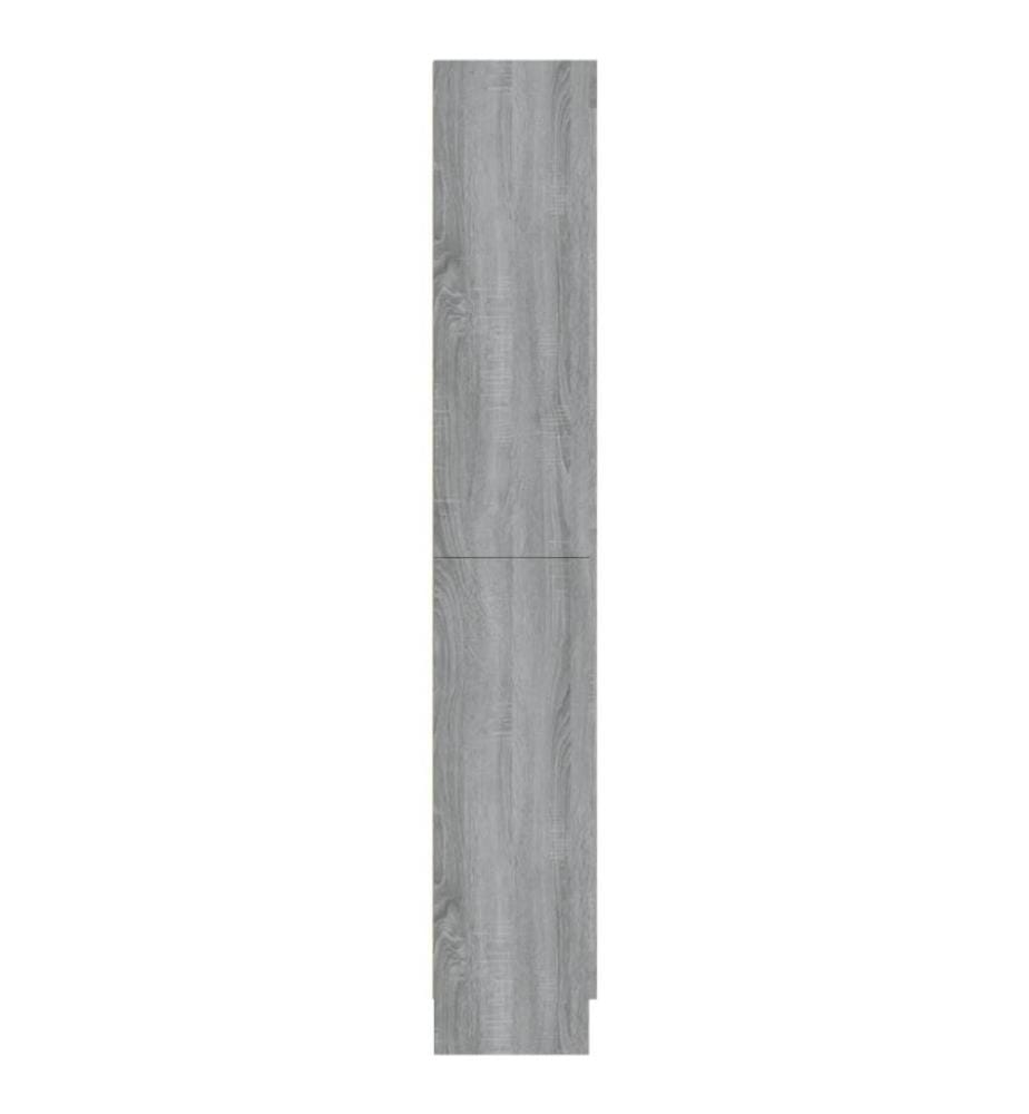 Armoire à vitrine Sonoma gris 82,5x30,5x185,5cm Bois ingénierie