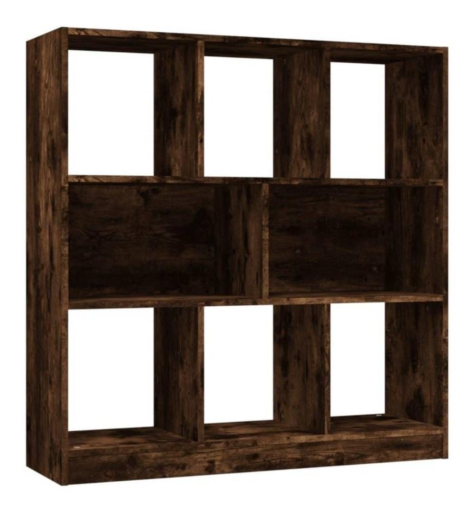 Bibliothèque Chêne fumé 97,5x29,5x100 cm Bois d'ingénierie