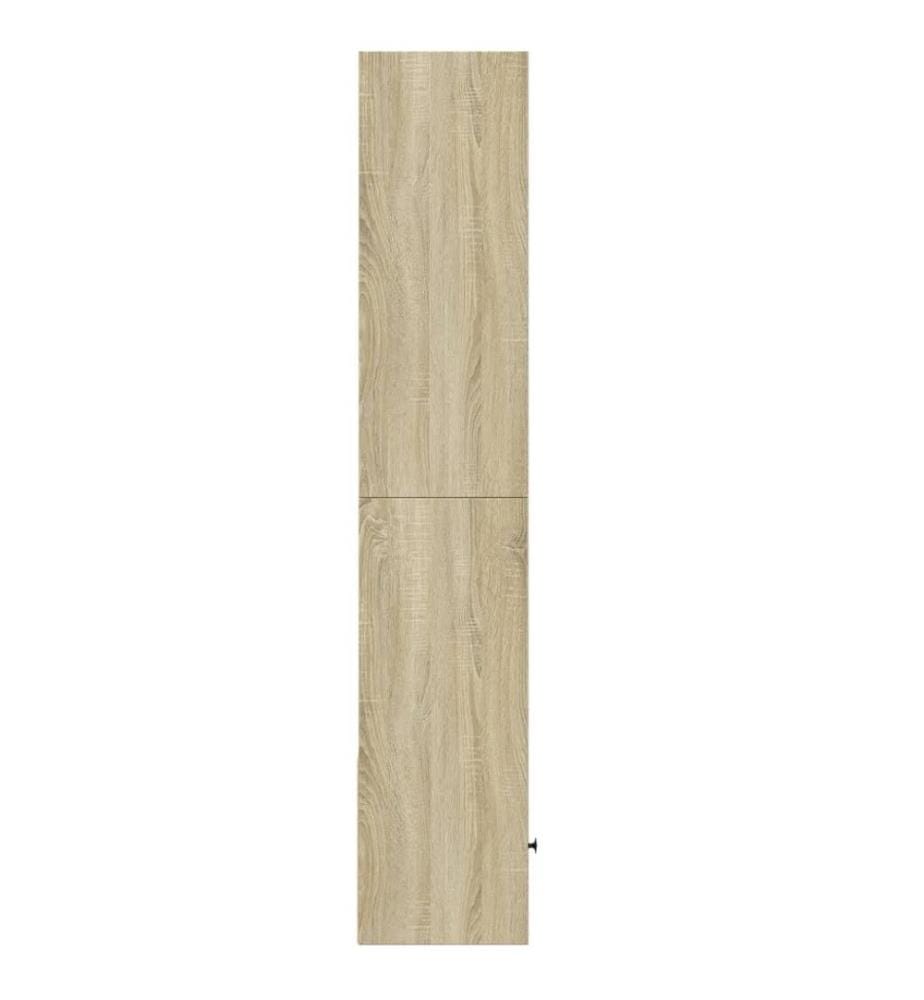 Bibliothèque chêne sonoma 40x36x189 cm bois d'ingénierie