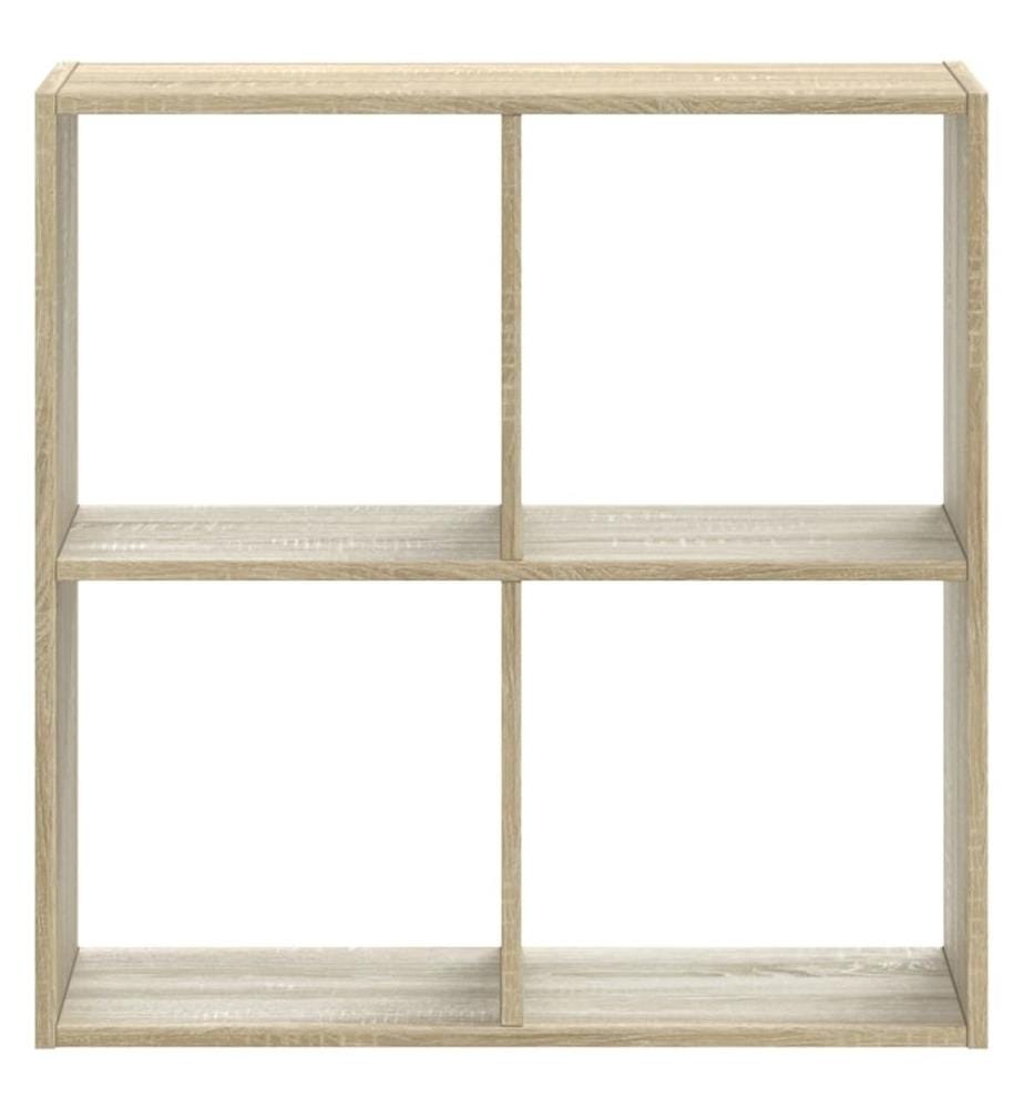 Bibliothèque chêne sonoma 68,5x32x68,5 cm bois d'ingénierie