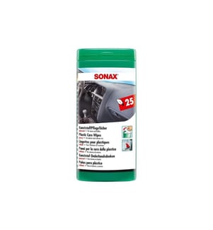 SONAX - Boîte de lingettes nettoyantes, Entretien des matières plastiques