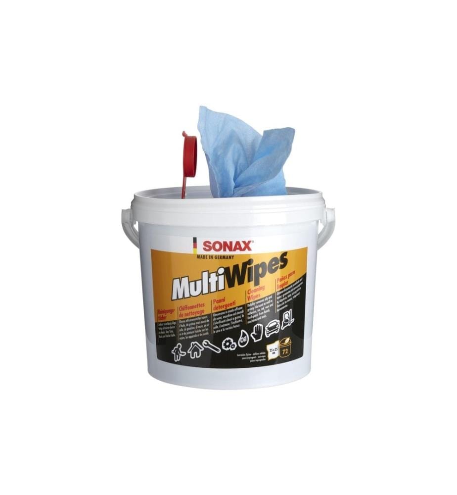 SONAX - MultiWipes, Reinigungstücher, Eimer 72 Stück