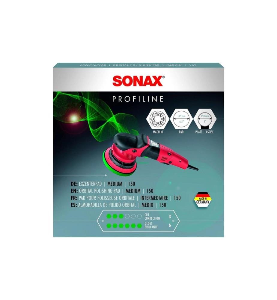 SONAX -  PROFILINE Pad de polissage excentrique, moyen, Ø 165 mm