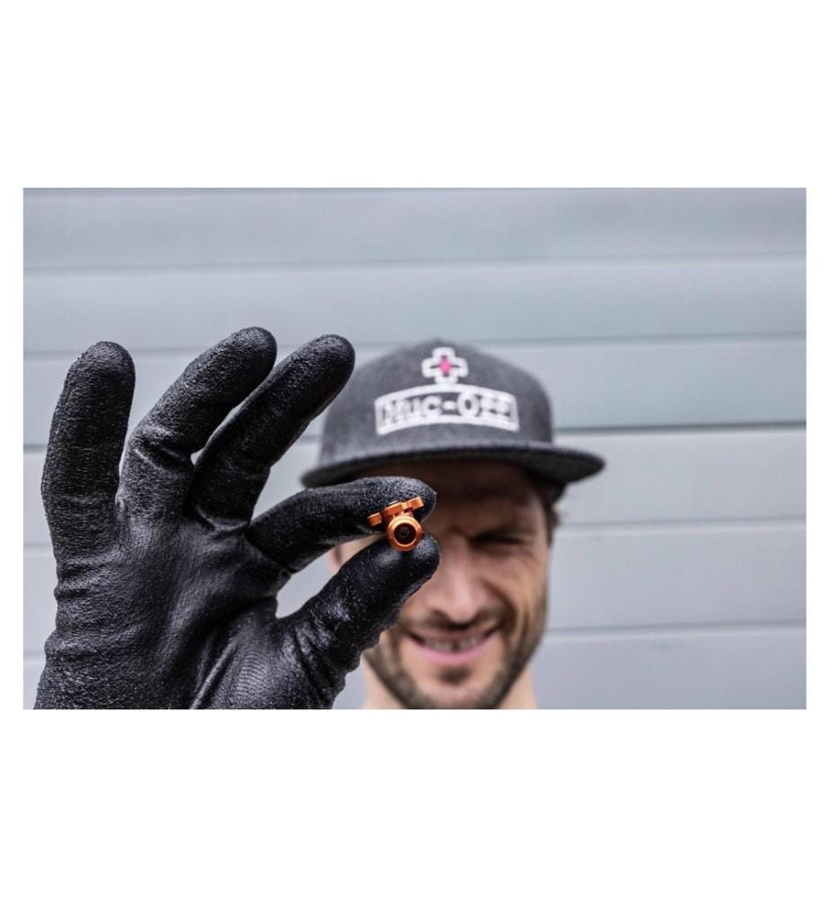 MUC-OFF - Schlauchlose Ventile Big Bore Lite 65 mm, Schwarz