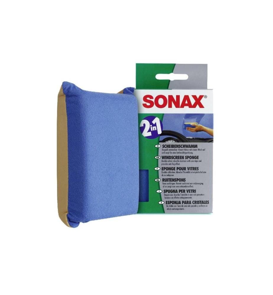 SONAX - Éponge à disque 2-en-1 double applicable