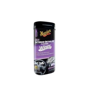 MEGUIAR'S - Kit de chiffons de nettoyage Interior Detailer Wipes 25 pièces