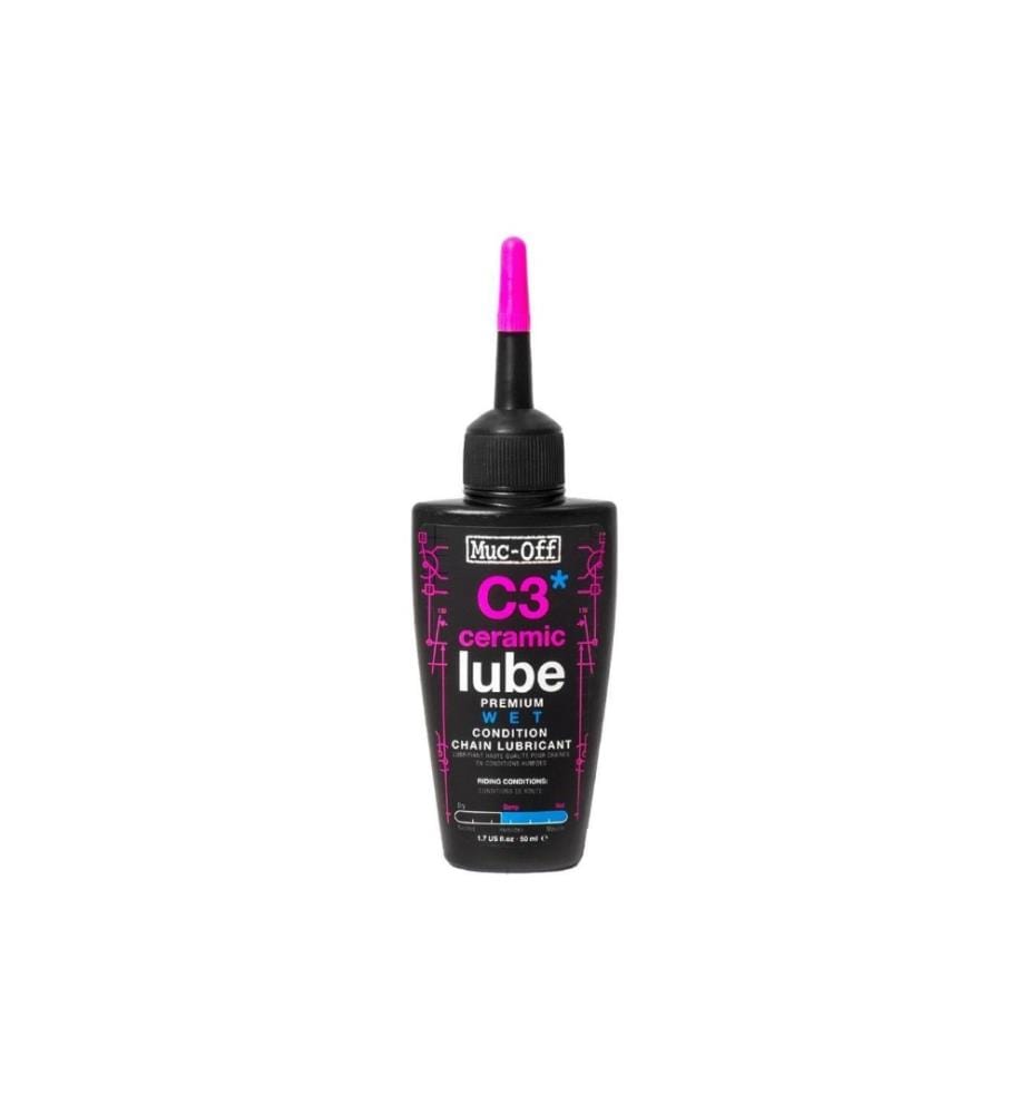MUC-OFF - Huile de chaîne C3 Wet Ceramic Lube 50 ml