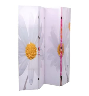 Cloison de séparation pliable 160 x 170 cm Fleur