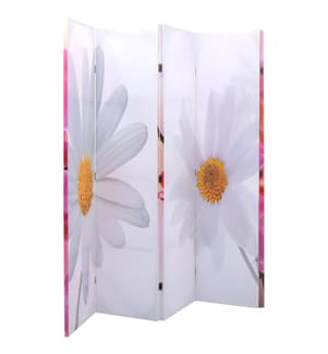 Cloison de séparation pliable 200 x 170 cm Fleur