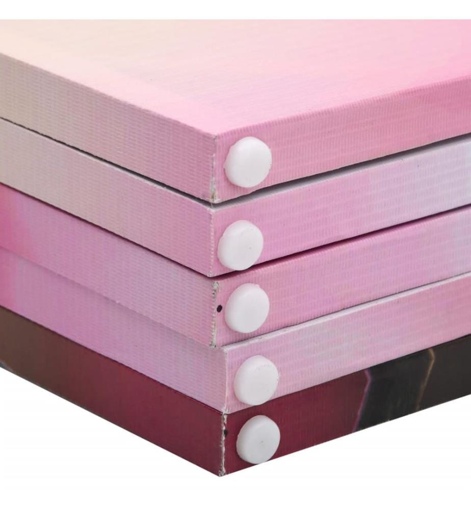 Cloison de séparation pliable 200 x 170 cm Fleur