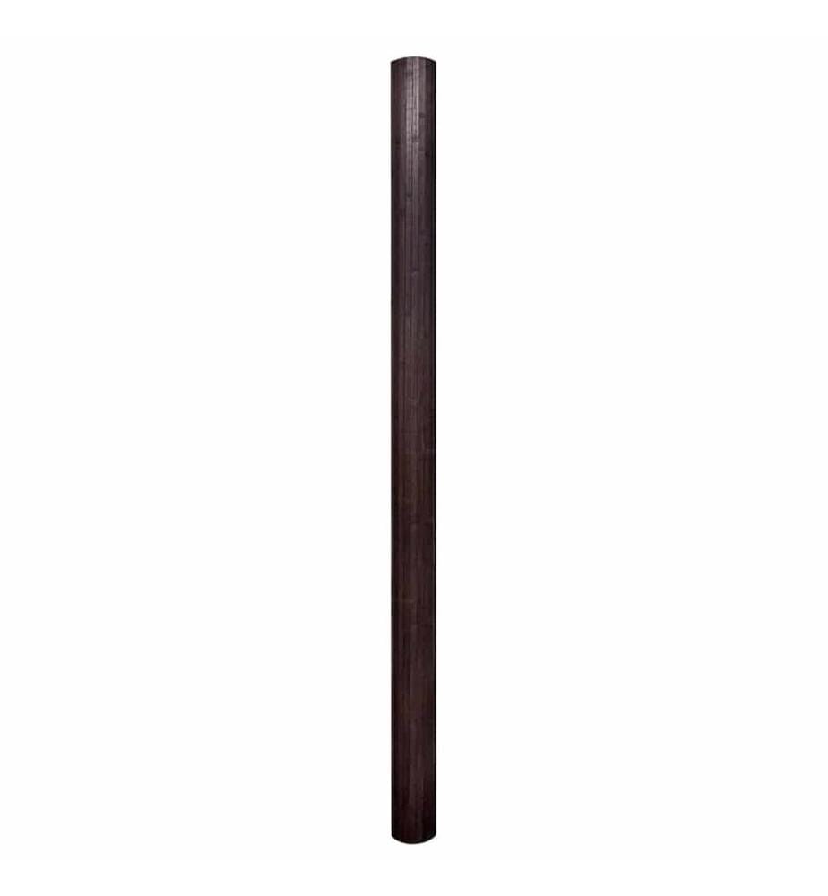 Raumteiler Bambus Dunkelbraun Breite 250 cm Höhe 165 cm