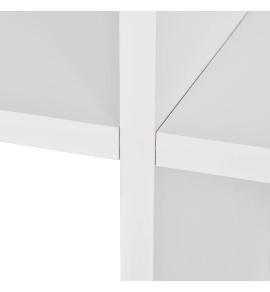 Bibliothèque/étagère 107 cm Blanc