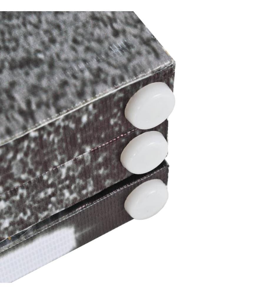 Raumteiler klappbar 160 x 170 cm London Bus Schwarz-Weiss