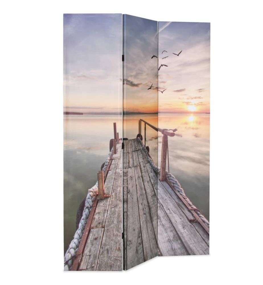 Cloison de séparation pliable 120 x 170 cm Lac