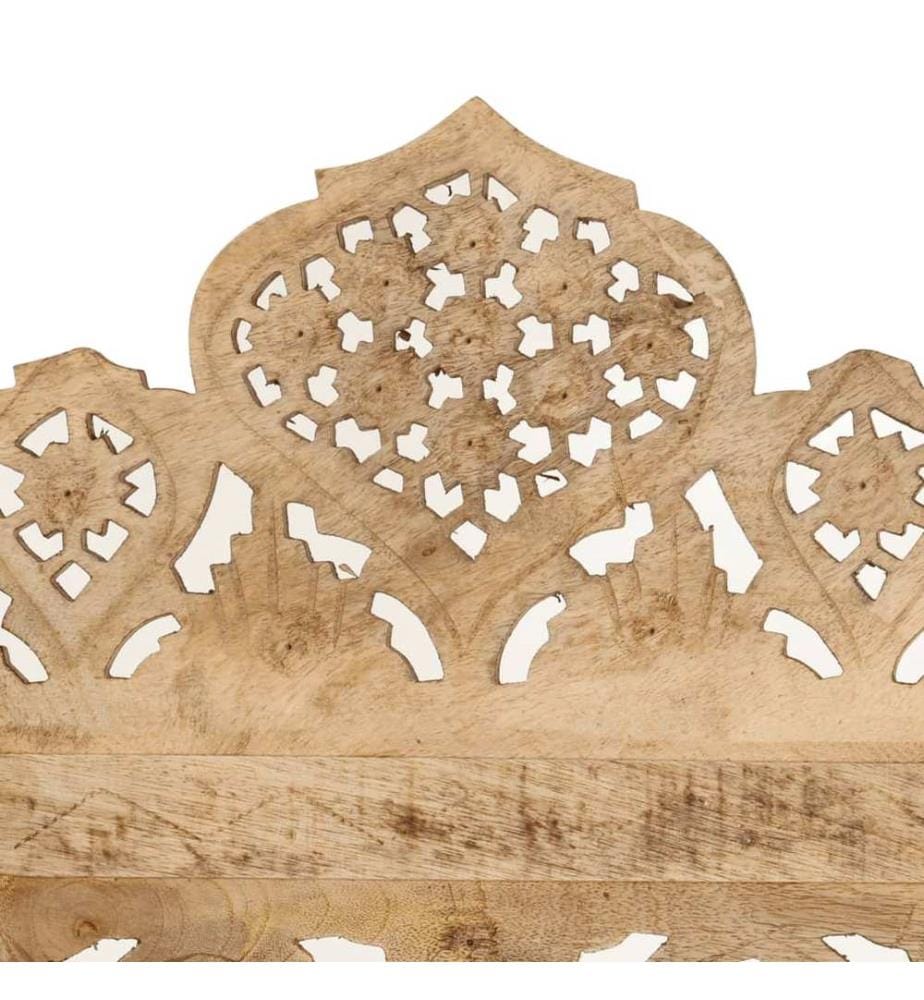 Cloison de séparation 5 panneaux 200x165 cm Bois de manguier