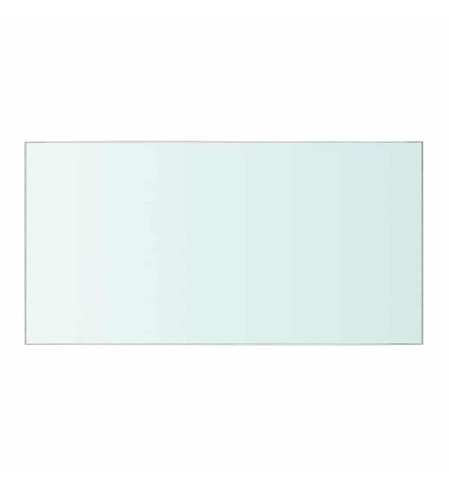 Regalböden 2 Stk. Glas Transparent 40x20 cm